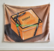 Hermes Throw Blankets